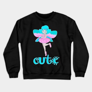 Cute Pixie Girl Crewneck Sweatshirt